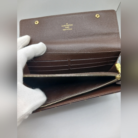 🏷 Louis Vuitton Brown Monogram Wallet – TH1018 - Picture 8 of 13